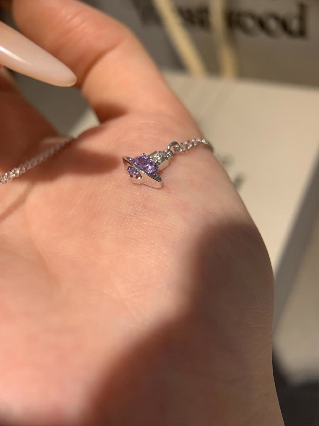 Vivienne Westwood Silver UFO Pendant Necklace